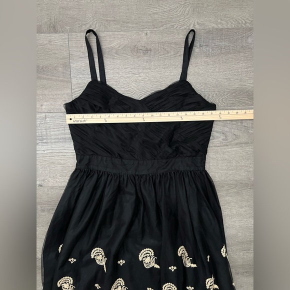 ANTHROPOLOGIE | ANNA SUI DRESS | Color: Black-Gold | Size:12 - Picture 12 of 16